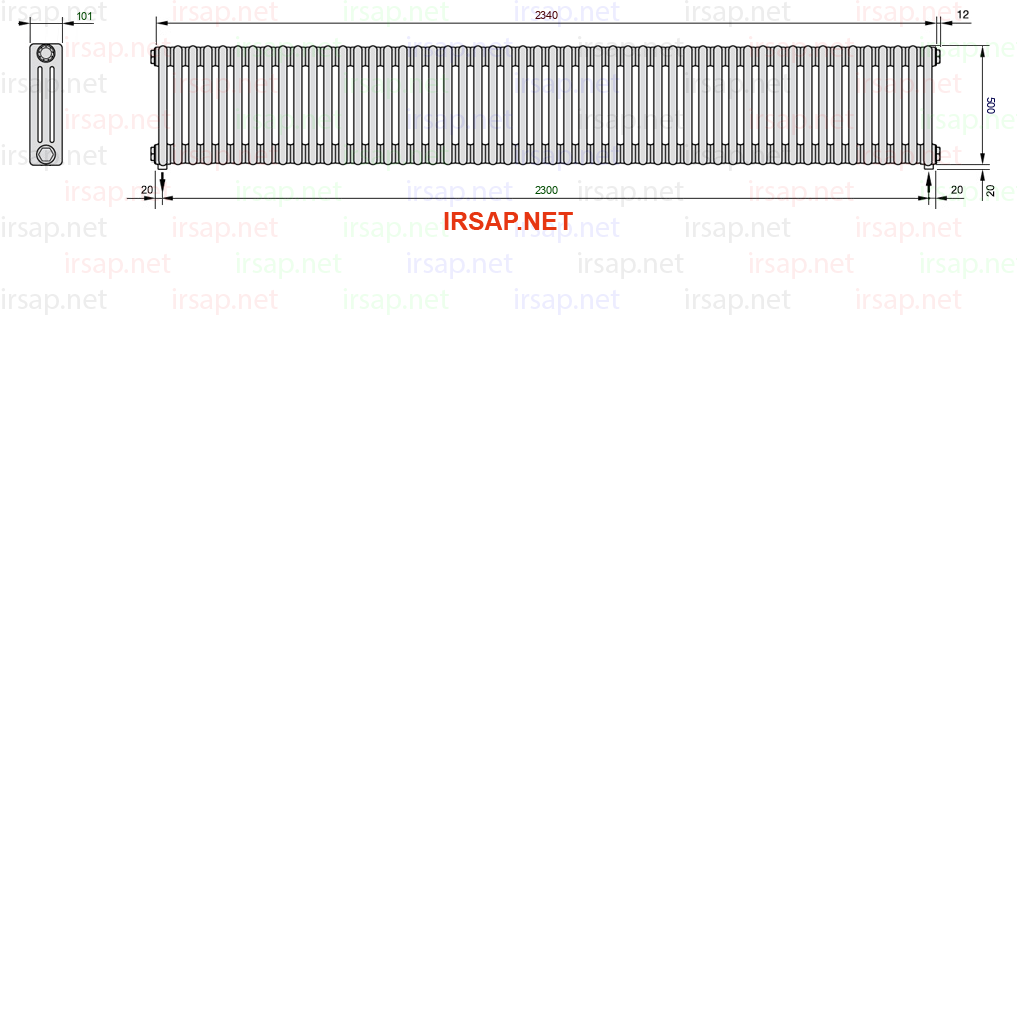 Радиатор IRSAP Tesi 30500/52 T16 CL 01